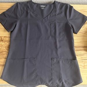 Grey Scrub Star top